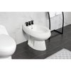 Kingston Brass ThreeHandle Bidet Faucet, Matte Black KB6320ZX